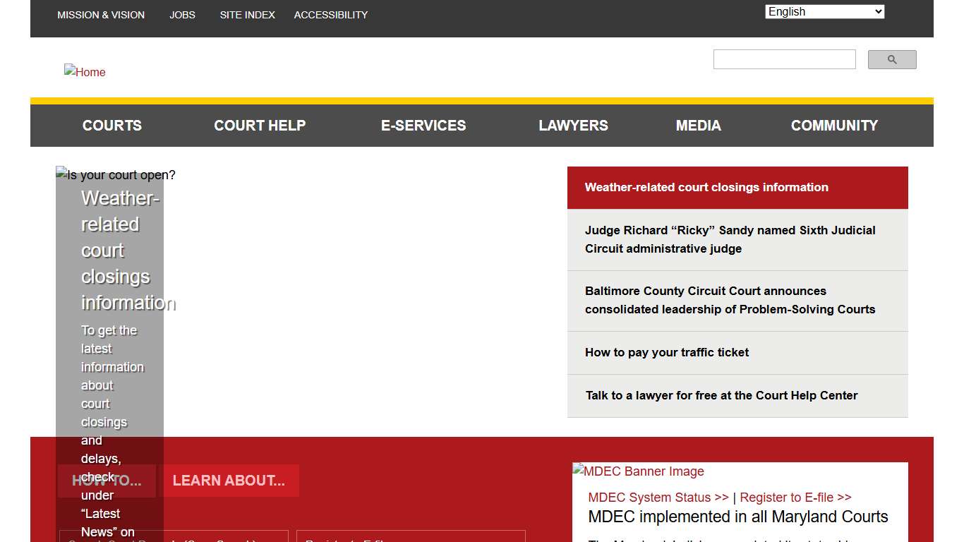 Home Maryland Courts